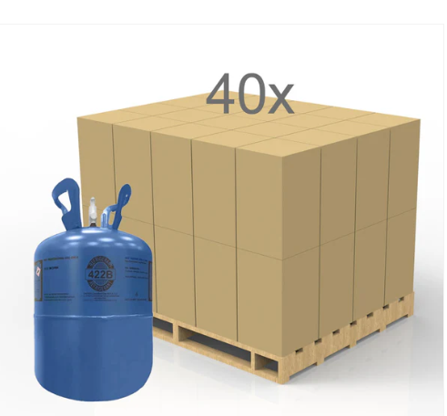 NU-22B (R-422B) Premium Refrigerant – 25 lb Factory-Sealed Cylinder