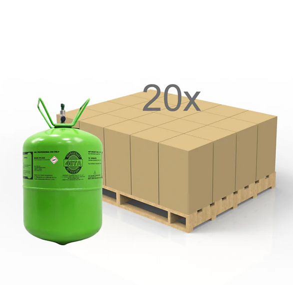 R-407A Premium Refrigerant – 25 lb Virgin Grade Cylinder