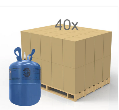 NU-22B (R-422B) Premium Refrigerant – 25 lb Factory-Sealed Cylinder