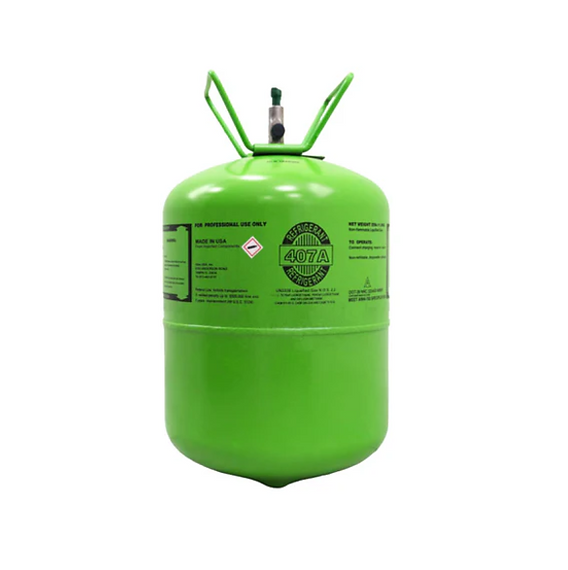 R-407A Premium Refrigerant – 25 lb Virgin Grade Cylinder