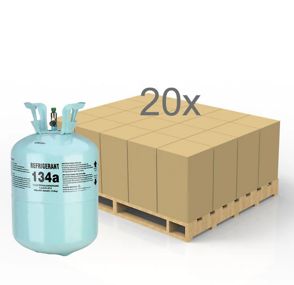 R-134a Premium A/C Refrigerant – 30 lb Factory-Sealed Cylinder