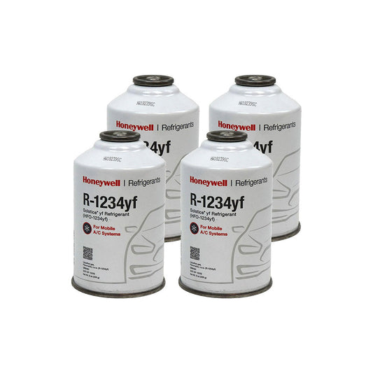 R-1234yf Premium A/C Refrigerant – 4-Pack, 8 oz Service Cans