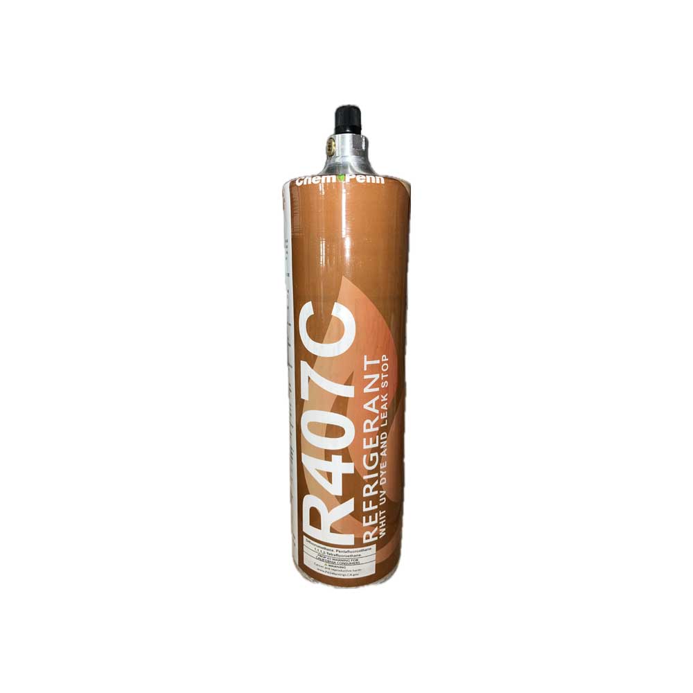 R-407C A/C Recharge System – 27.9 oz, Leak Stop & UV Dye