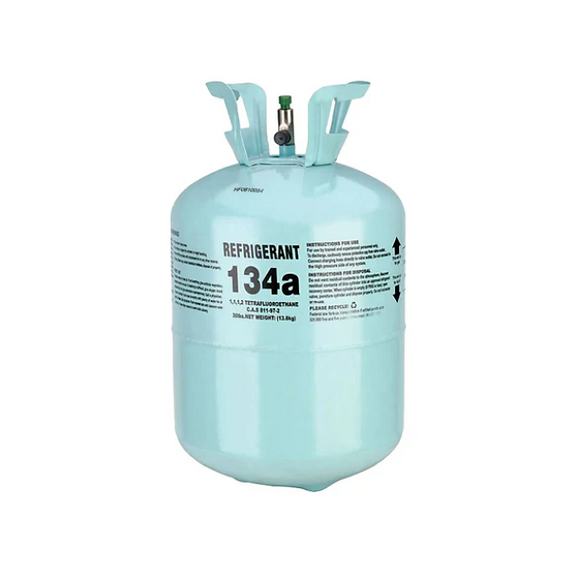 R-134a Premium A/C Refrigerant – 30 lb Factory-Sealed Cylinder